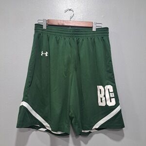 Under Armour Men's M/L BCRI Green Athletic Shorts No Size‎ Tag